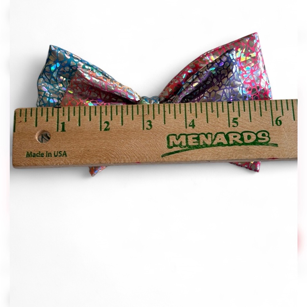 HANDMADE Multicolor Scrunchie and Bow Set - Picture 7 of 7